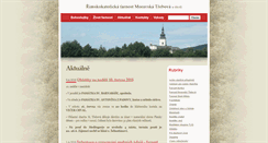 Desktop Screenshot of farnostmt.cz
